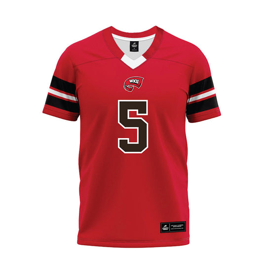 Western Kentucky - NCAA Football : Jairus Mack - Red Premium Football Jersey-0