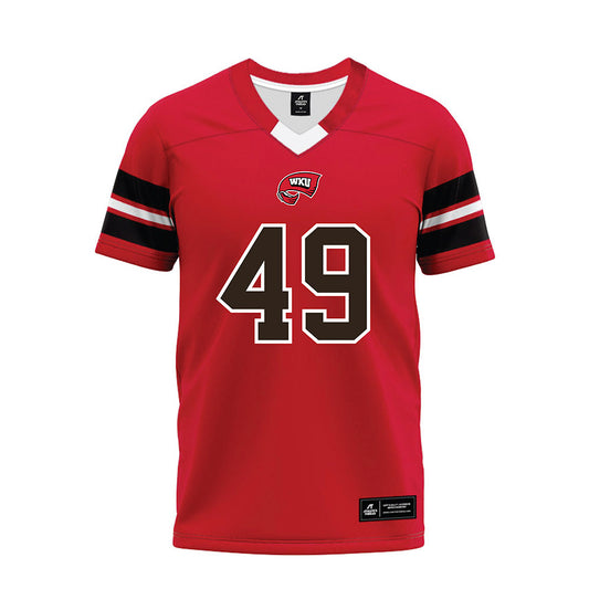 Western Kentucky - NCAA Football : Nolan Imhoff - Red Premium Football Jersey-0