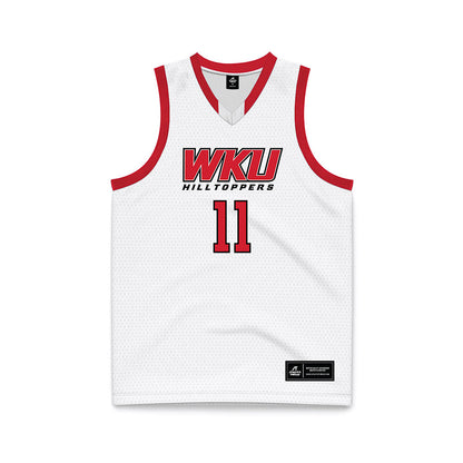 Western Kentucky - NCAA Women's Basketball : Trinity Rowe - White Basketball Jersey-0
