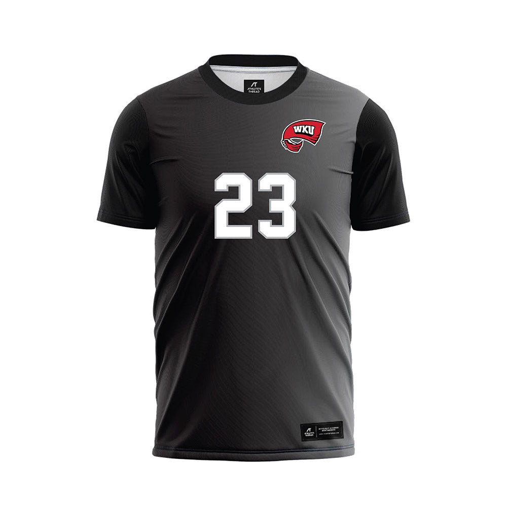 Western Kentucky - NCAA Women's Soccer : Lauren Alexander - Black Soccer Jersey-0