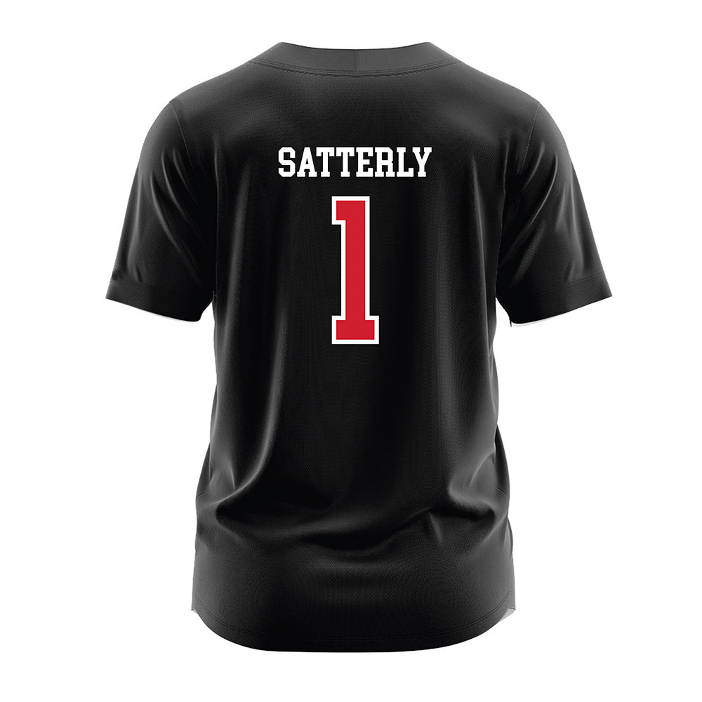 Western Kentucky - NCAA Softball : Lauren Satterly - Black Jersey-1