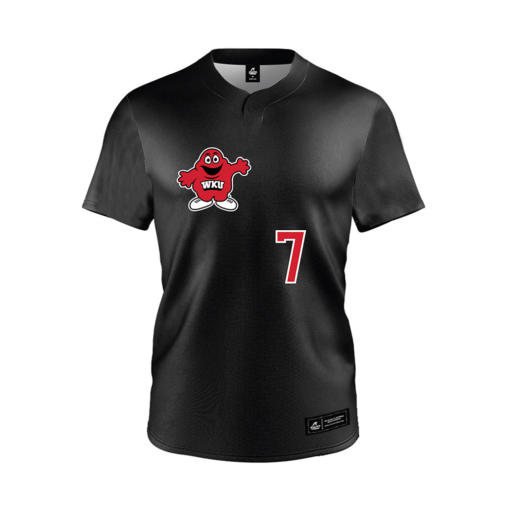 Western Kentucky - NCAA Softball : Jozie Lashley - Black Jersey-0