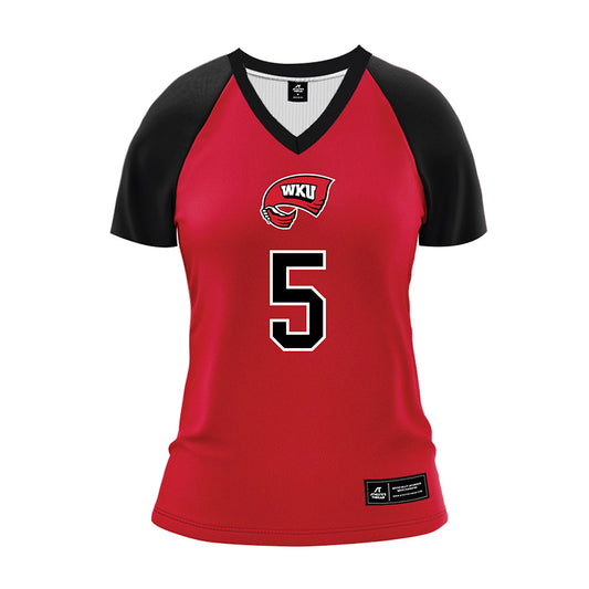 Western Kentucky - NCAA Women's Volleyball : Kaira Knox - Red Volleyball Jersey-0