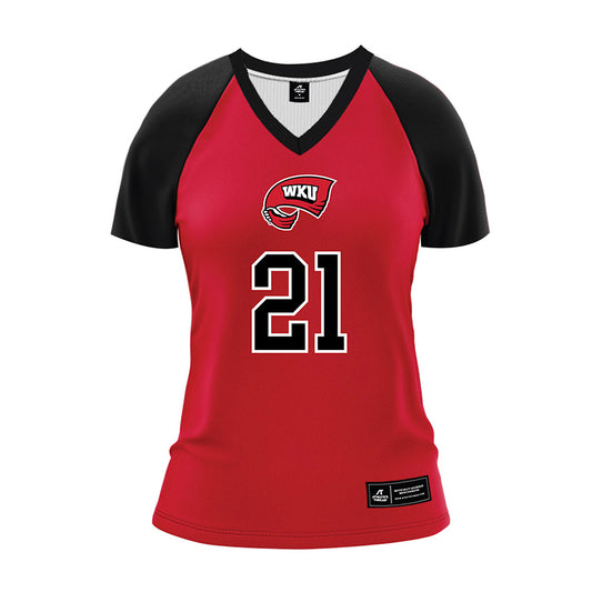 Western Kentucky - NCAA Women's Volleyball : Eliza McKnight - Red Volleyball Jersey-0
