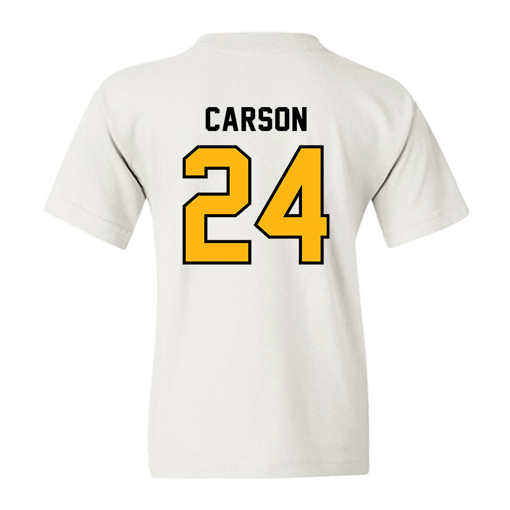 Adelphi - NCAA Men's Basketball : London Carson - Classic Shersey Youth T-Shirt-1