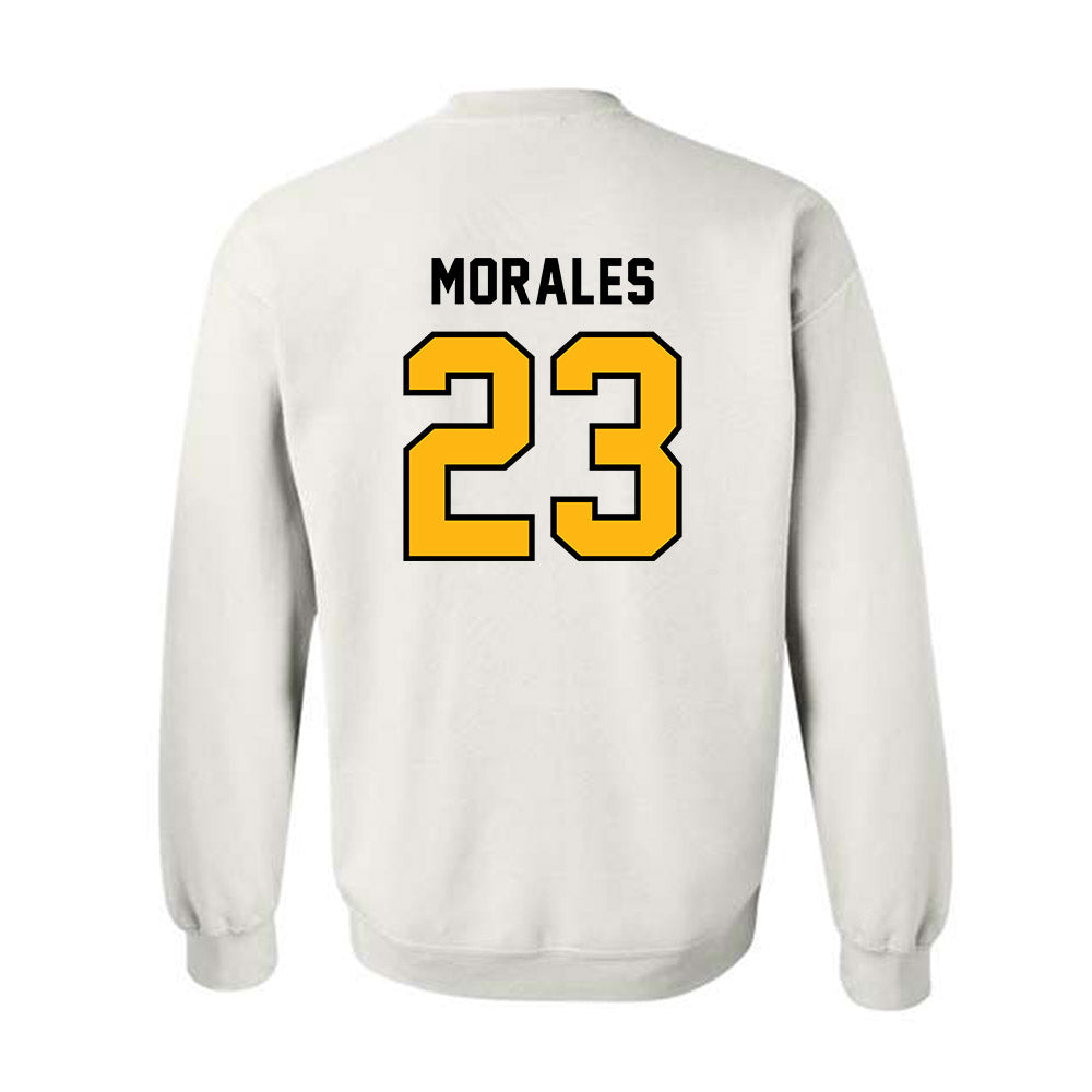 Adelphi - NCAA Women's Basketball : Victoria Morales - Classic Shersey Crewneck Sweatshirt-1