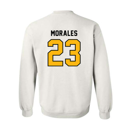 Adelphi - NCAA Women's Basketball : Victoria Morales - Classic Shersey Crewneck Sweatshirt-1