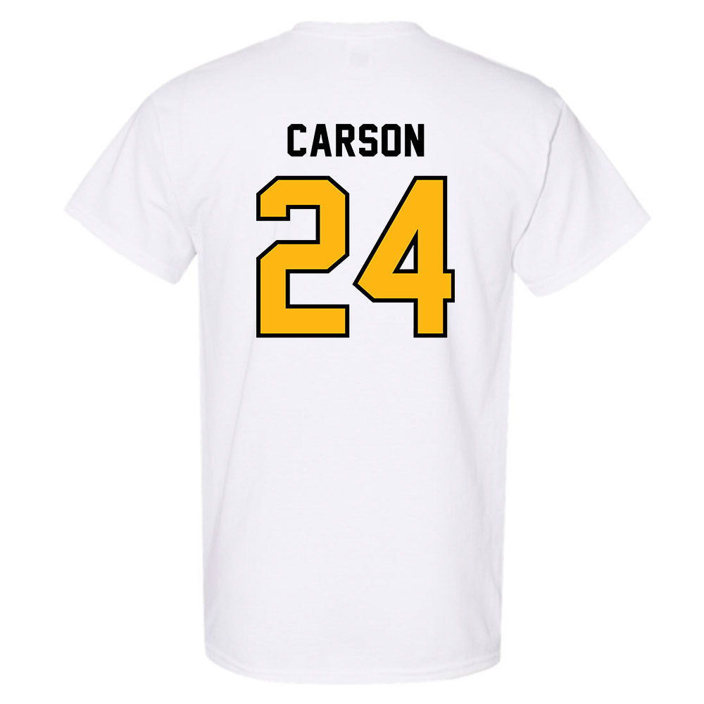 Adelphi - NCAA Men's Basketball : London Carson - Classic Shersey T-Shirt-1
