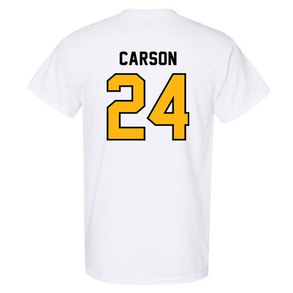 Adelphi - NCAA Men's Basketball : London Carson - Classic Shersey T-Shirt-1