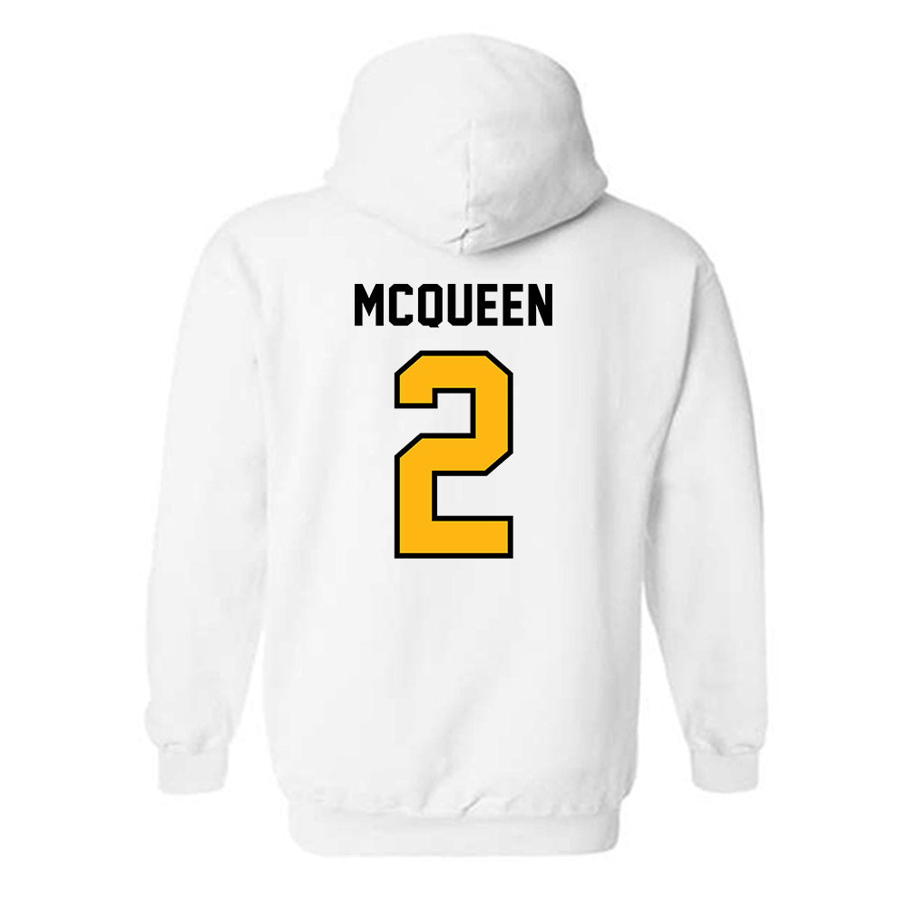 Adelphi - NCAA Men's Basketball : Zakari McQueen - Classic Shersey Hooded Sweatshirt-1