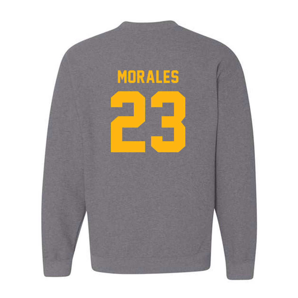 Adelphi - NCAA Women's Basketball : Victoria Morales - Classic Shersey Crewneck Sweatshirt-1