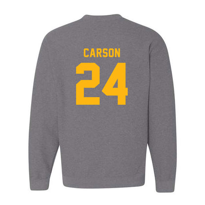Adelphi - NCAA Men's Basketball : London Carson - Classic Shersey Crewneck Sweatshirt-1