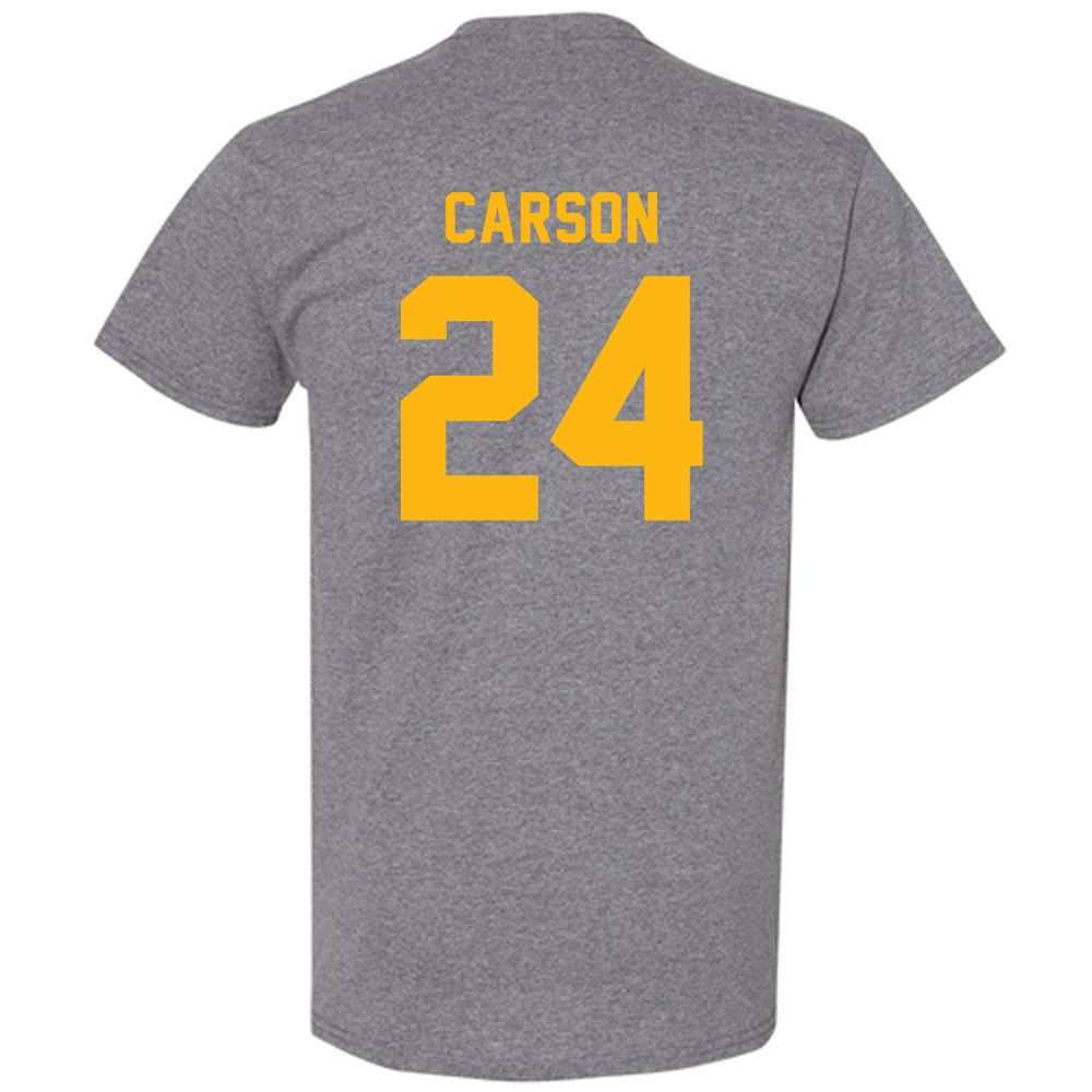 Adelphi - NCAA Men's Basketball : London Carson - Classic Shersey T-Shirt-1