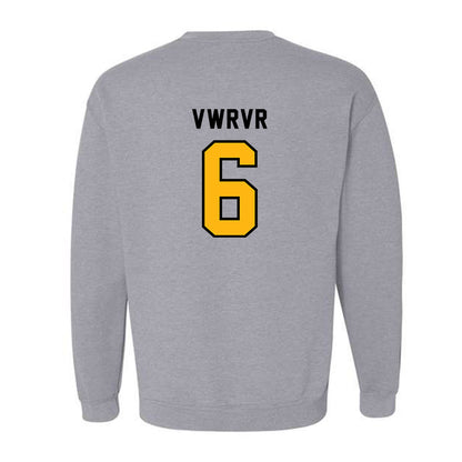 Adelphi - NCAA Men's Basketball : WEFWEF VWRVR - Classic Shersey Crewneck Sweatshirt-1