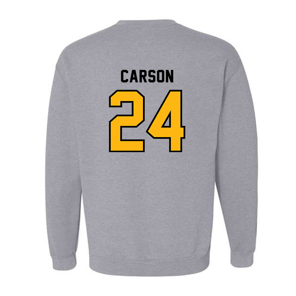 Adelphi - NCAA Men's Basketball : London Carson - Classic Shersey Crewneck Sweatshirt-1