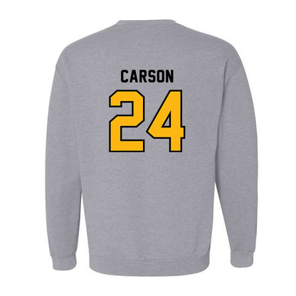 Adelphi - NCAA Men's Basketball : London Carson - Classic Shersey Crewneck Sweatshirt-1
