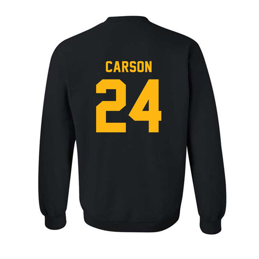 Adelphi - NCAA Men's Basketball : London Carson - Classic Shersey Crewneck Sweatshirt-1