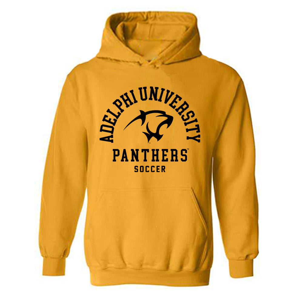 Adelphi - NCAA Men's Soccer : Arik Landau - Classic Shersey Hooded Sweatshirt-0