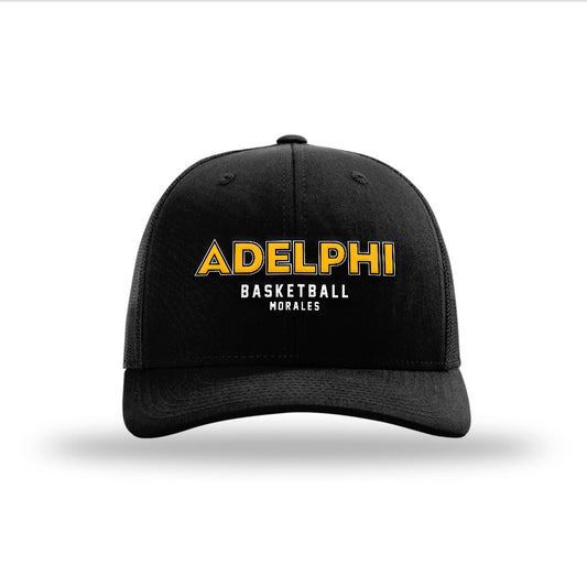 Adelphi - NCAA Women's Basketball : Victoria Morales - Snapback Trucker Hat-0