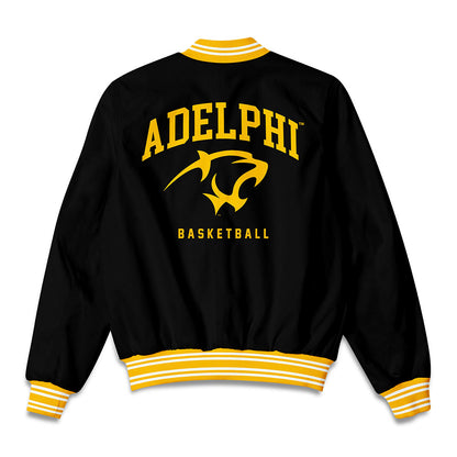 Adelphi - NCAA Men's Basketball : London Carson - Bomber Jacket-1