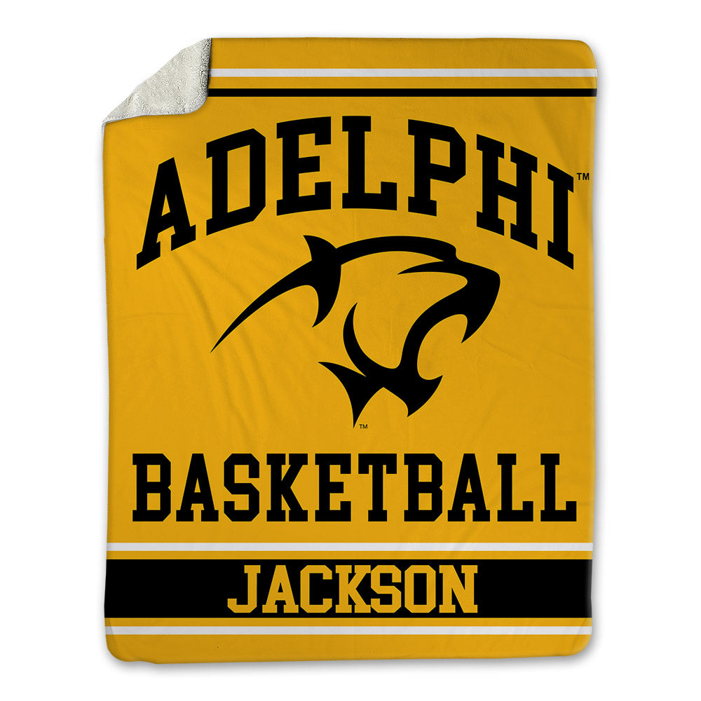 Adelphi - NCAA Men's Basketball : Mason Jackson - Blanket-0