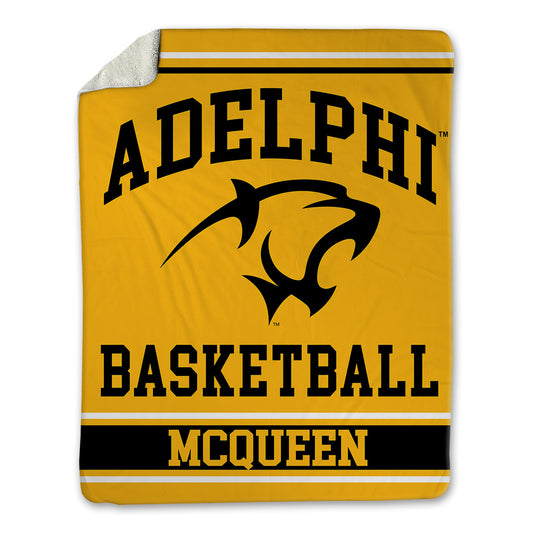Adelphi - NCAA Men's Basketball : Zakari McQueen - Blanket-0
