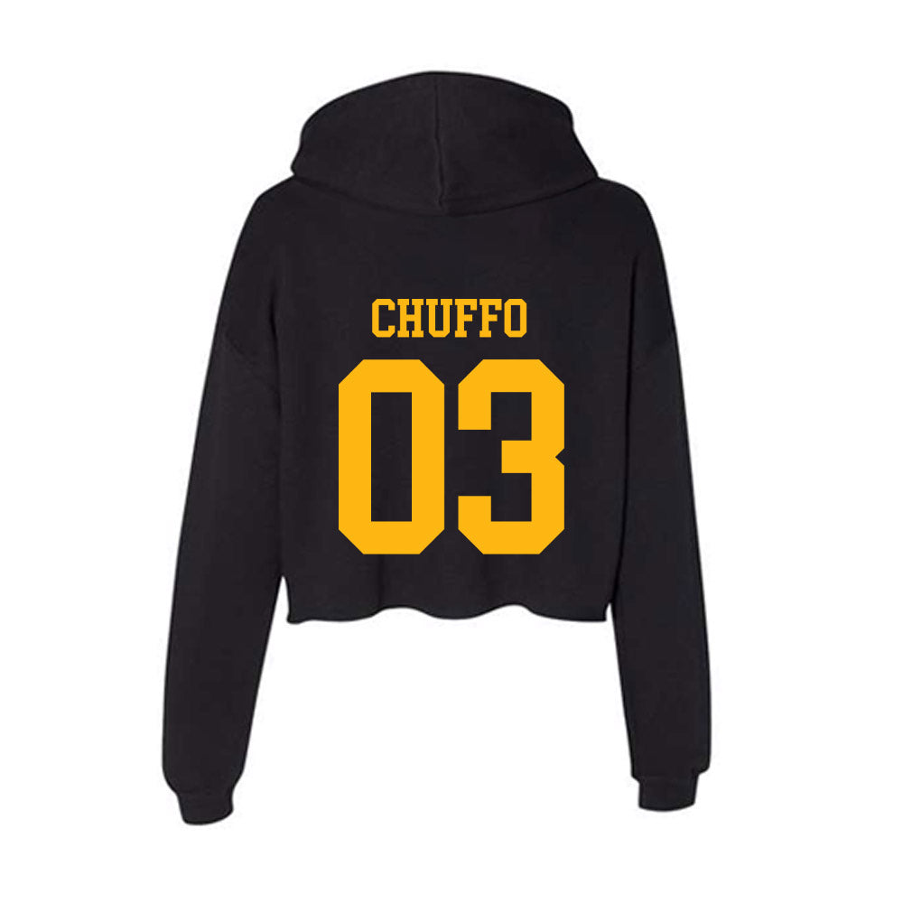 Adelphi - NCAA Women's Basketball : Gianna Chuffo - Classic Shersey Women's Crop Fleece Hoodie-1