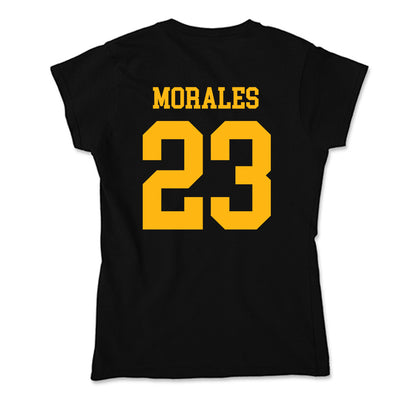 Adelphi - NCAA Women's Basketball : Victoria Morales - Classic Shersey Soft Style Women’s T-Shirt-1