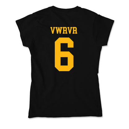 Adelphi - NCAA Men's Basketball : WEFWEF VWRVR - Classic Shersey Soft Style Women’s T-Shirt-1