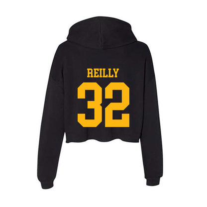 Adelphi - NCAA Men's Lacrosse : Mikey Reilly - Classic Shersey Women's Crop Fleece Hoodie-1