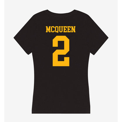 Adelphi - NCAA Men's Basketball : Zakari McQueen - Classic Shersey Women's V-Neck T-Shirt-1