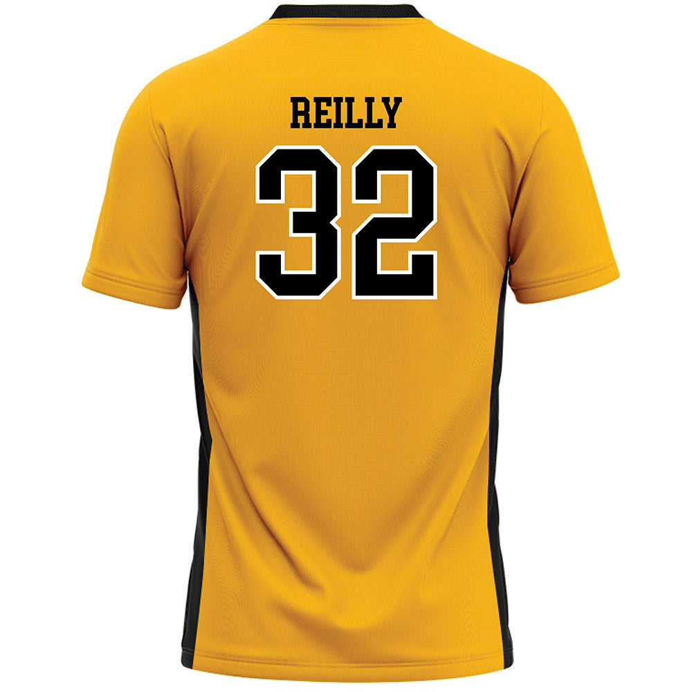 Adelphi - NCAA Men's Lacrosse : Mikey Reilly - Gold Lacrosse Jersey -1