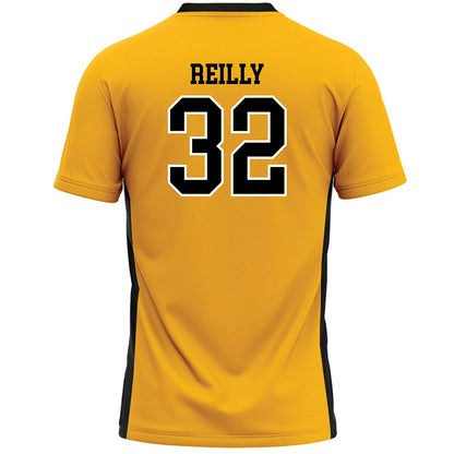 Adelphi - NCAA Men's Lacrosse : Mikey Reilly - Gold Lacrosse Jersey -1