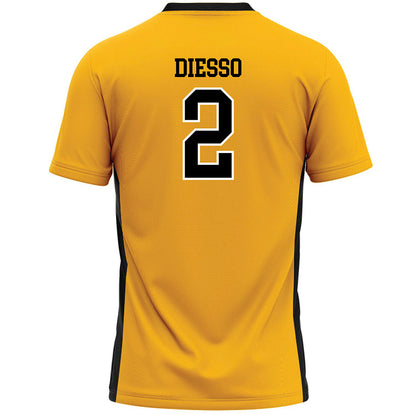 Adelphi - NCAA Men's Lacrosse : Joey Diesso - Gold Lacrosse Jersey-1
