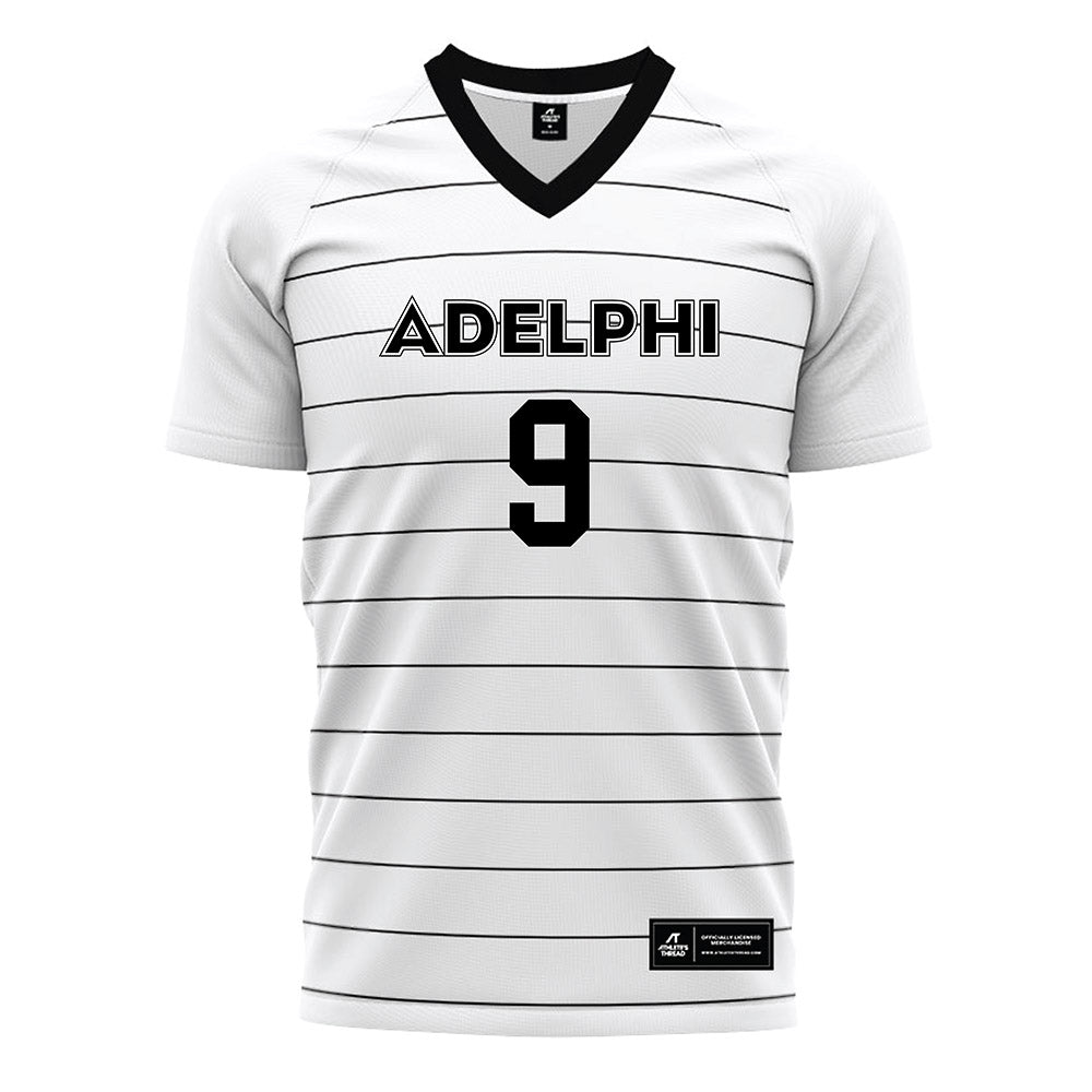 Adelphi - NCAA Women's Soccer : Gladys Sanchez - White Soccer Jersey-0
