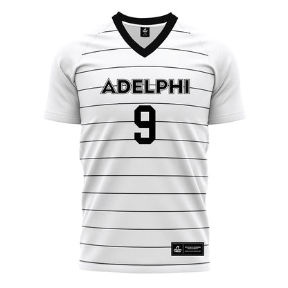 Adelphi - NCAA Women's Soccer : Gladys Sanchez - White Soccer Jersey-0