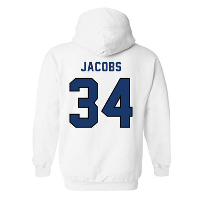 Yeshiva - NCAA Men's Basketball : Nate Jacobs - Classic Shersey Hooded Sweatshirt-1