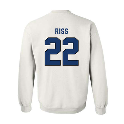 Yeshiva - NCAA Baseball : Ahron Riss - Classic Shersey Crewneck Sweatshirt-1