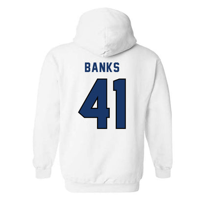 Yeshiva - NCAA Baseball : Aaron Banks - Classic Shersey Hooded Sweatshirt-1