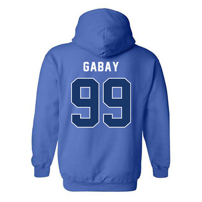 Yeshiva - NCAA Men's Soccer : Abraham Gabay - Classic Shersey Hooded Sweatshirt-1