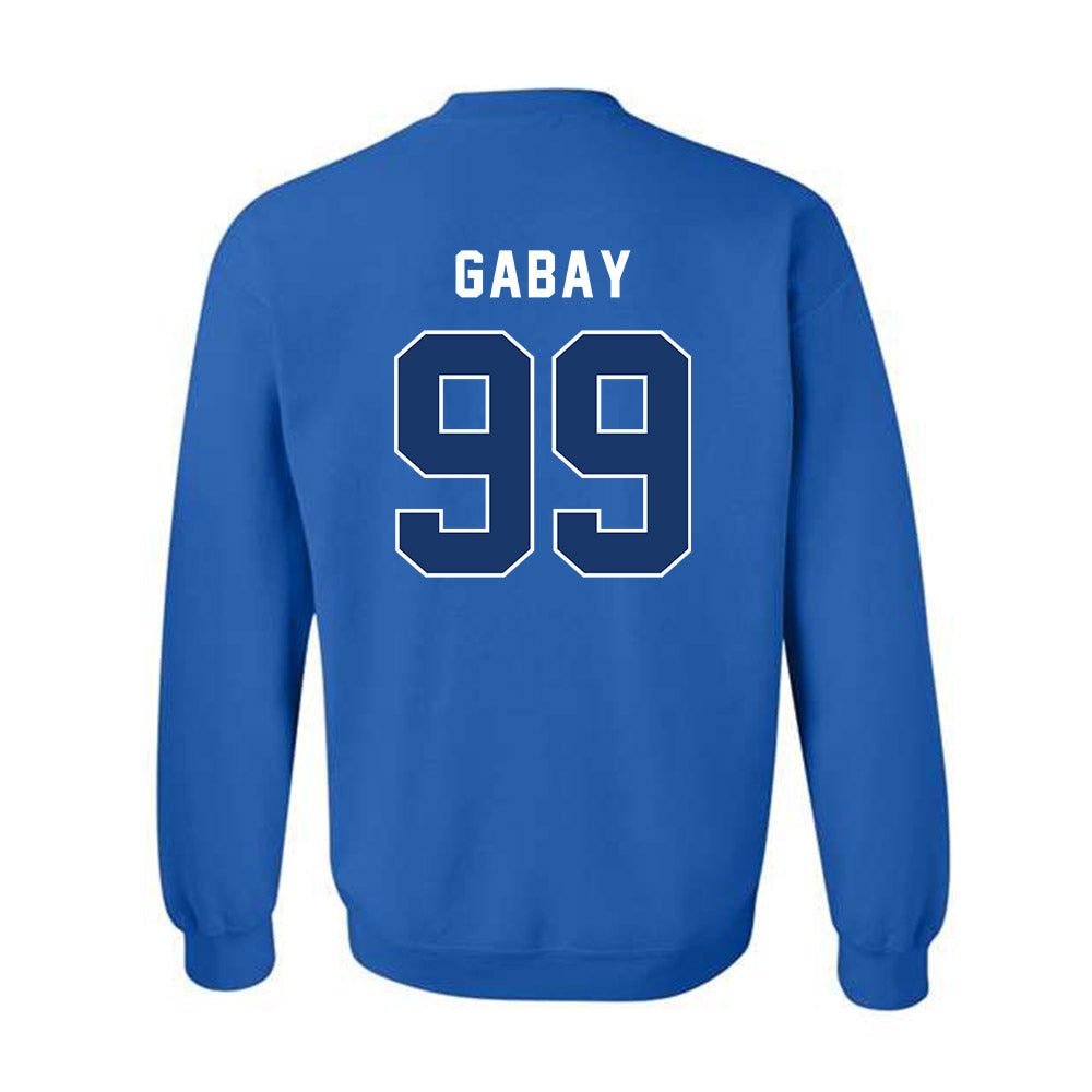 Yeshiva - NCAA Men's Soccer : Abraham Gabay - Classic Shersey Crewneck Sweatshirt-1