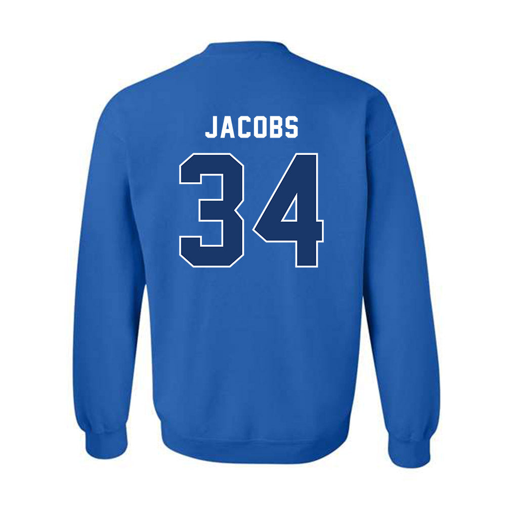 Yeshiva - NCAA Men's Basketball : Nate Jacobs - Classic Shersey Crewneck Sweatshirt-1