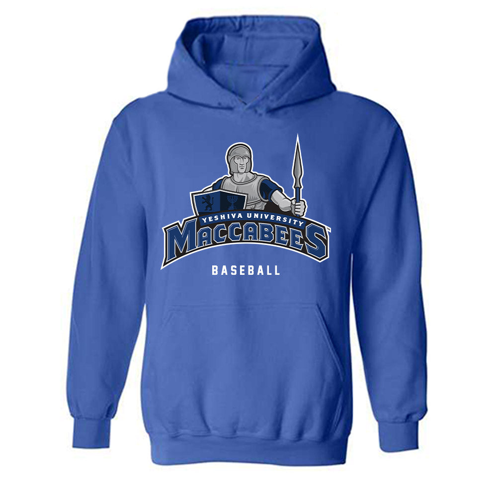 Yeshiva - NCAA Baseball : Ahron Riss - Classic Shersey Hooded Sweatshirt-0