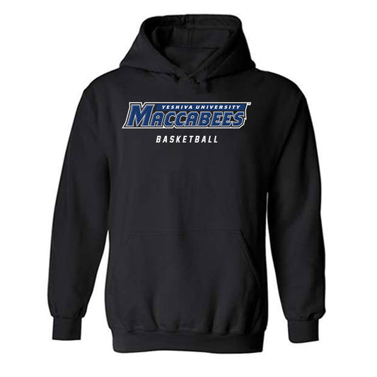 Yeshiva - NCAA Men's Basketball : Nate Jacobs - Classic Shersey Hooded Sweatshirt-0