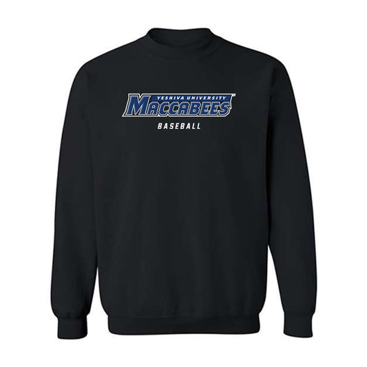Yeshiva - NCAA Baseball : Ahron Riss - Classic Shersey Crewneck Sweatshirt-0
