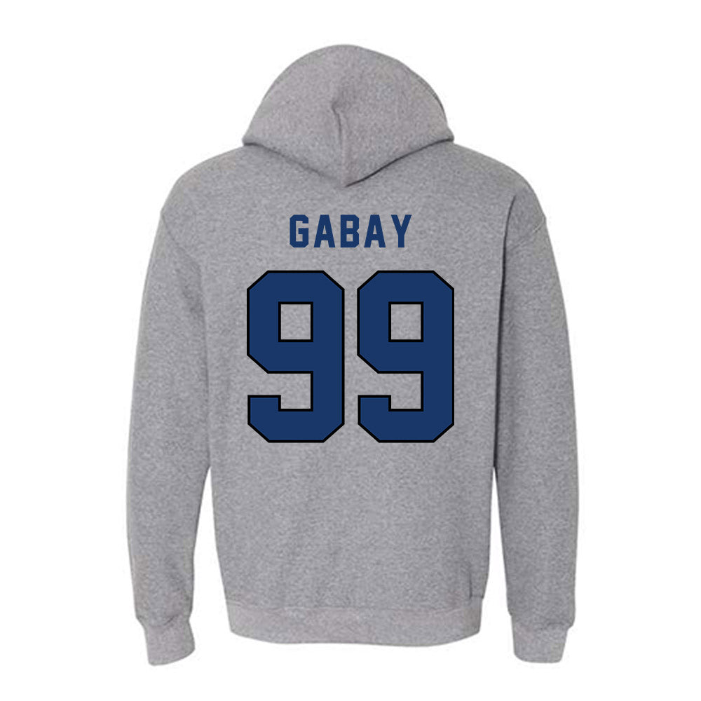 Yeshiva - NCAA Men's Soccer : Abraham Gabay - Classic Shersey Hooded Sweatshirt-1