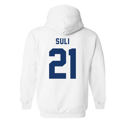 Yeshiva - NCAA Men's Soccer : Eliahu Suli - Classic Shersey Hooded Sweatshirt-1