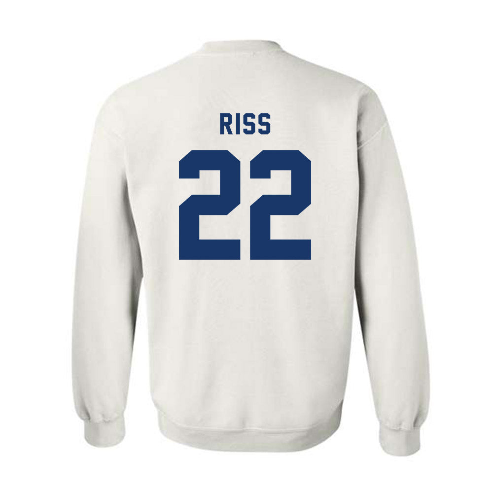 Yeshiva - NCAA Baseball : Ahron Riss - Classic Shersey Crewneck Sweatshirt-1