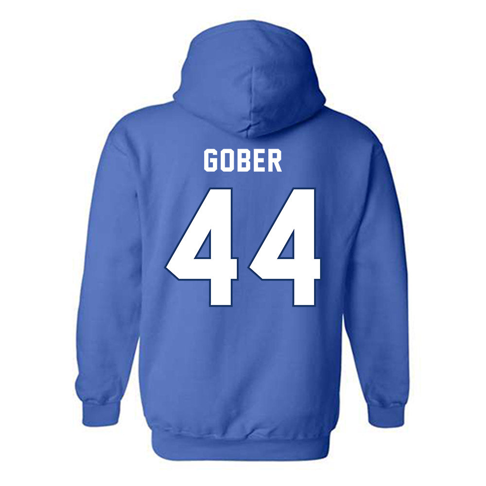Yeshiva - NCAA Baseball : Izzy Gober - Classic Shersey Hooded Sweatshirt-1