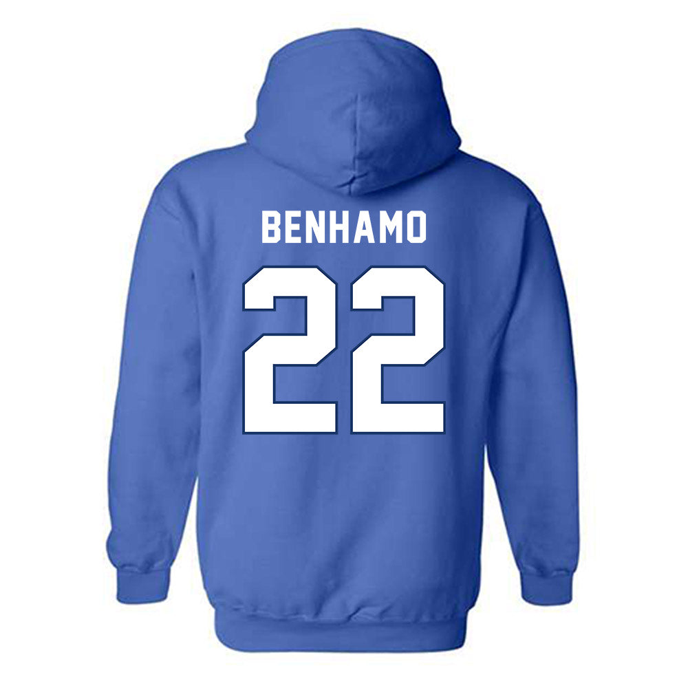 Yeshiva - NCAA Women's Volleyball : Noa Benhamo - Classic Shersey Hooded Sweatshirt-1